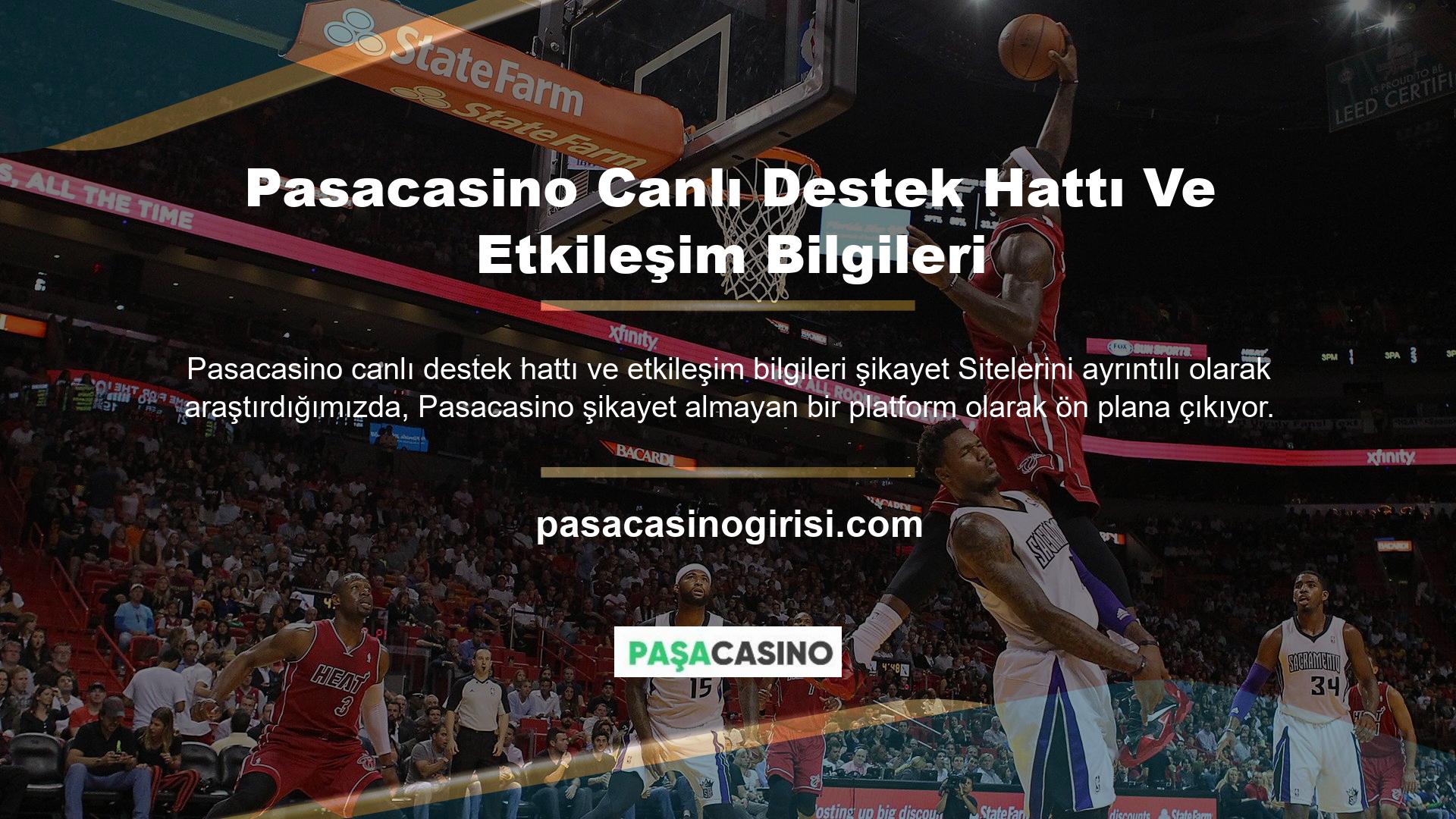 Bu kalitenin ortaya çıkması için sürekli çalışan Pasacasino Live Destek Birimi, hem bilgisayar versiyonunda hem de Pasacasino versiyonunda hizmetler sunar